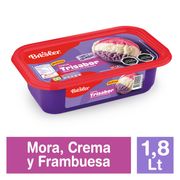 Helado Bresler Trisabor Mora, Crema y Frambuesa Cassata 2.4 L