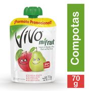 Compota Vivo Mifrut Manzana Pera 70 g