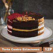 Torta Red Velvet, Boston Chocolate, Chocolate Manjar y Cookies And Cream