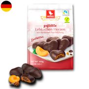 Galletas de Navidad Weiss Lebkuchen-Herzen rellenas 300 g