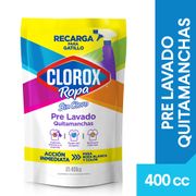 Quitamanchas Prelavado Clorox Doypack 400 ml