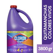 Quitamanchas Clorox Ropa Colores Vivos 3.8 kg