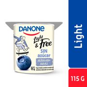 Yogurt Batido Light & Free Arándano 115 g