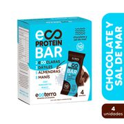 Barra de Proteína Ecoterra Cacao Sal de Mar 4 un.