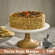 Torta Hoja, Manjar y Chocolate