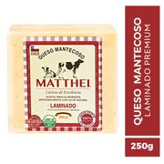 Queso Mantecoso Matthei Envasado Laminado 250 g