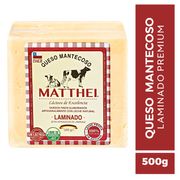 Queso Mantecoso Matthei Envasado Laminado 500 g