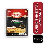 Queso Emmental President Envasado Laminado 150 g