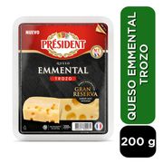 Queso Emmental President Envasado Trozo 200 g