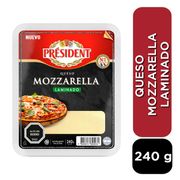 Queso Mozzarella President Envasado Laminado 240 g