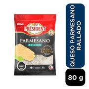 Queso Parmesano President Envasado Rallado 80 g