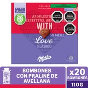 Bombones Milka Con Praline de Avellanas 20 un.