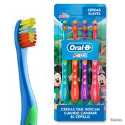 Cepillo de Dientes Oral-B Disney Mickey 4 un.