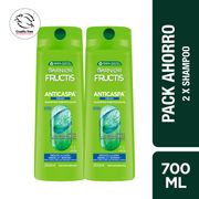 Shampoo Anticaspa Fructis Graso 350 ml 2 un.