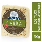 Queso Cabra Oliva Orégano Los Tilos Envasado Trozo 200 g