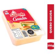 Queso Gauda Soprole Envasado Laminado 250 g