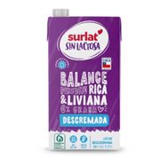 Leche Surlat Descremada Sin Lactosa 1 L