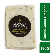 Queso Cabra Orégano Artisan Envasado Trozo 180 g