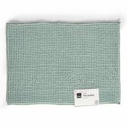 Piso Baño Shaggy Microfibra 40 x 60 cm Agua