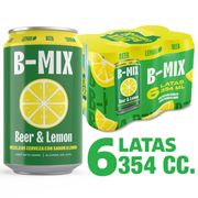 Pack 6 un. Cerveza B-Mix Lager 4.2° 354 cc