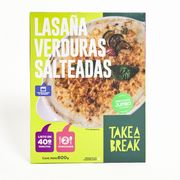 Lasaña de Verduras Take A Break 600 g