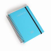 Agenda Espiral M5 176 Hojas Neón