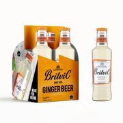 Pack 4 un. Bebida Ginger Beer 200 ml