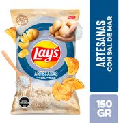 Papas Fritas Lay's Artesanas Sal de Mar 150 g