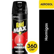 Insecticida Raid Max Mata Hormigas Aerosol 360 cc