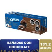 Galletas Oreo Cobertura Sabor Chocolate 131.2 g