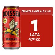 Cerveza Kross Odissea Amber Ale 5.2° Lata 470 cc