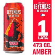 Cerveza Leyendas de Origen Trauco Amber Lager 5.5° 473 cc