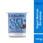 Yogurt Griego Quillayes Light Berries 110 g