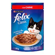 Alimento Húmedo Gato Felix Sensaciones de Carne 85 g