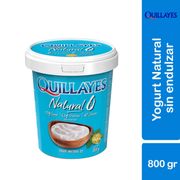 Yogurt Natural Quillayes 0% Pote 800 g