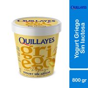 Yogurt Griego Quillayes Triple 0% Trozos de Papaya 800 g