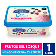 Helado San Francisco 0% Azúcar Frutos del Bosque 1 L