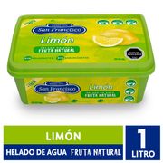 Helado de Agua San Francisco Limón 1 L