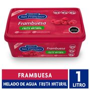 Helado de Agua San Francisco Frambuesa 1 L