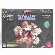 Pack 14 Globos 10 Látex + 4 Aluminio Palms