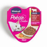 Alimento Húmedo Gato VK Poes Creation Carne 85 g