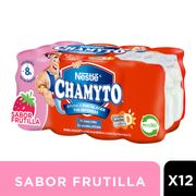 Multipack 12 un. Yogurt Probiótico Chamyto Frutilla 80 ml