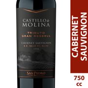 Vino Castillo de Molina Tributo Gran Reserva Cabernet Sauvignon 750 cc