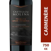 Vino Castillo de Molina Tributo Gran Reserva Carmenere 750 cc