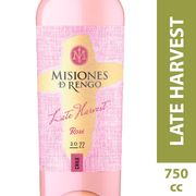 Vino Misiones de Rengo Late Harvest Rosé 750 cc