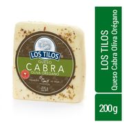 Queso Cabra Oliva Orégano Los Tilos Envasado Trozo 200 g