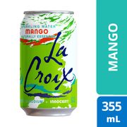 Agua Saborizada La Croix con Gas Mango 355 ml