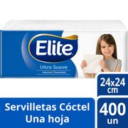 Servilletas Elite Cóctel 400 un.