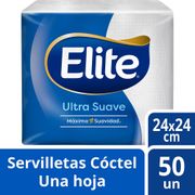 Servilletas Elite Cóctel 50 un.