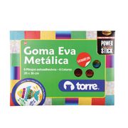 Bolsón Goma Eva Metálica con Sticker Torre